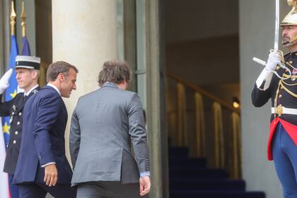 Milei se reunió una hora con Macron en la antesala de la fiesta de apertura de los Juegos Olímpicos 21 Macron y Milei
