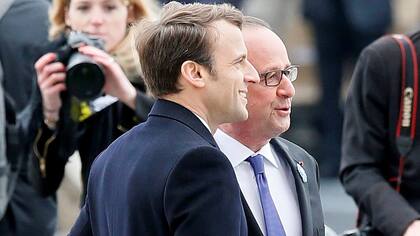 Macron y Hollande
