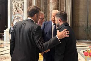 Macron y Starmer, en la reunión entre Trump y Zelensky