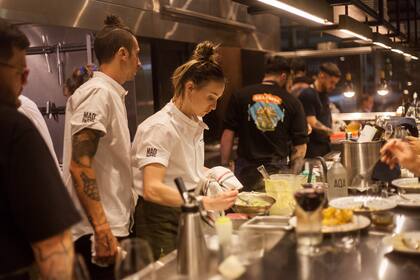 Mad Pasta cocinó en Franca.