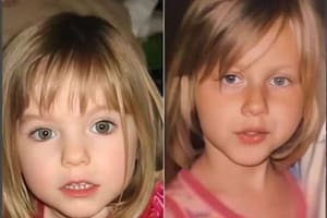 Las fotos comparativas que publicó la joven que dice ser Madeleine Mccann