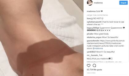 Madonna causó revuelo en las redes sociales