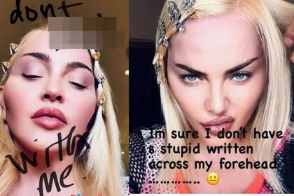 Madonna respondió de forma contundente a las críticas que recibió por su aspecto físico (Crédito: Instagram/@madonna)