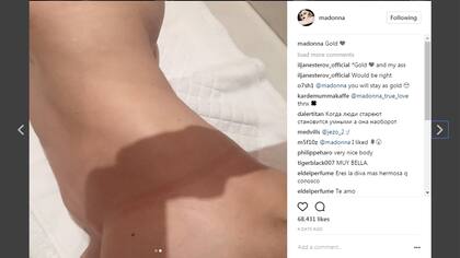 Madonna se desnudó para sus seguidores