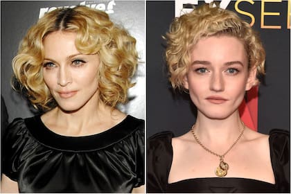 Madonna y la actriz Julia Garner