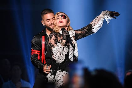 Madonna y el colombiano Maluma