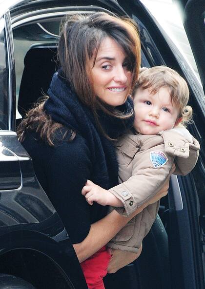 Madre dedicada. Con Leonardo, que en enero cumplirá 2 años