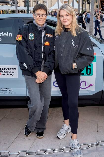 Madre e hija, antes de la largada