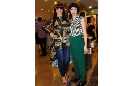 Madre e hija posaron para las cámaras