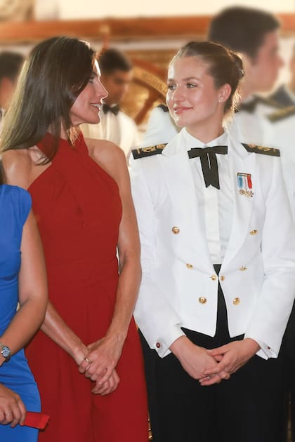 Madre e hija se mostraron
felices de poder
compartir un evento
tan especial.