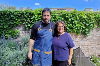 Madre e hijo: Clara Marini y Juan Novelino