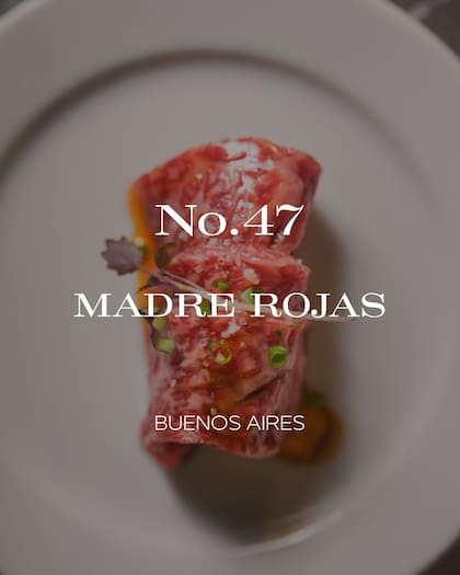 Madre Rojas fue elegido en el puesto 47 de World’s Best Steak Restaurants 2026