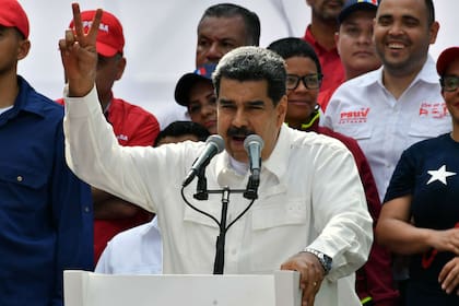 Maduro, en uno de sus discursos