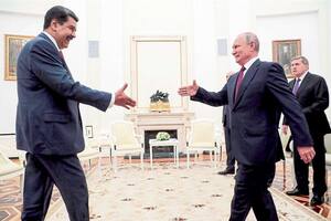 Maduro fue recibido ayer por Putin en Moscú