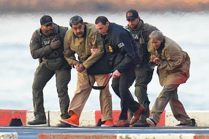 Maduro y su esposa, Cilia Flores, llegaron en helicóptero hasta la Corte de Nueva York (Photo by XNY/Star Max/GC Images)