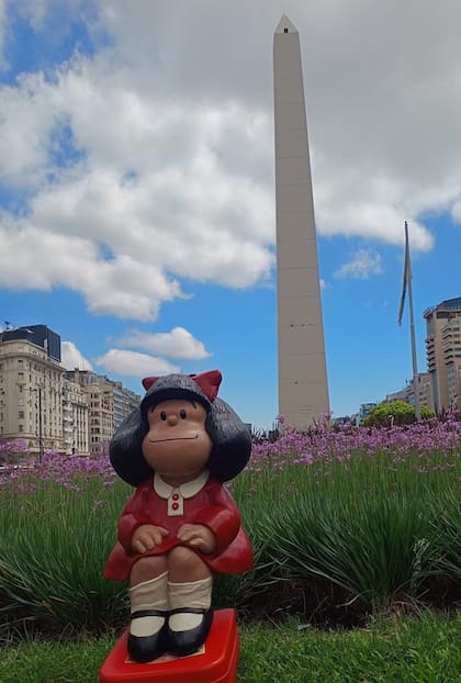 Mafalda se despide por un rato de Buenos Aires para cumplir uno de sus sueños