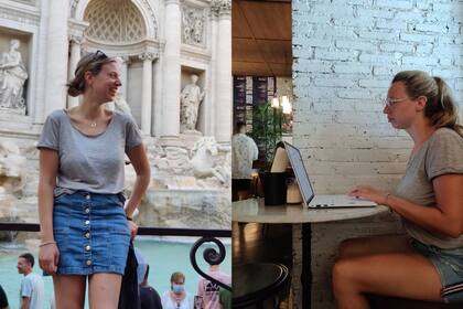 Magalí Bejar: "Desde 2018 que viajo como nómade digital. Ya visité más de 28 países y según Google Maps di tres vueltas al mundo por los kilómetros recorridos."