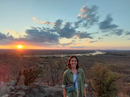 Magalí Longo, coordinadora de conservación en los esteros del Iberá, en Corrientes