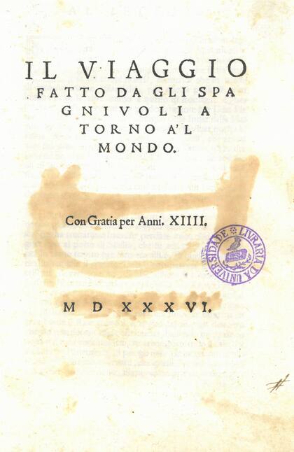 Uno de los documentos que da testimonio de la travesía