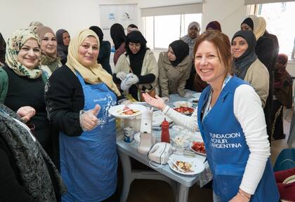 Goyheneix, en el centro Nuzha en Amman, Jordania