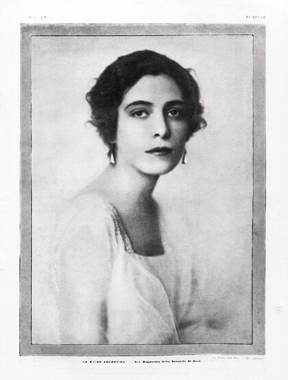 Magdalena Ortiz Basualdo de Becú, hija del propietario, Daniel Serviliano.