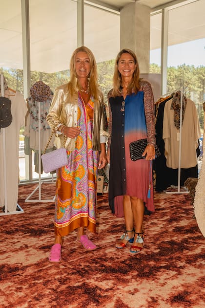 Magela Buysan y Victoria Ubillos en Design+ Fashion Week en Punta de Este. El evento reunió a 50 casas de decoración y de moda de toda la región