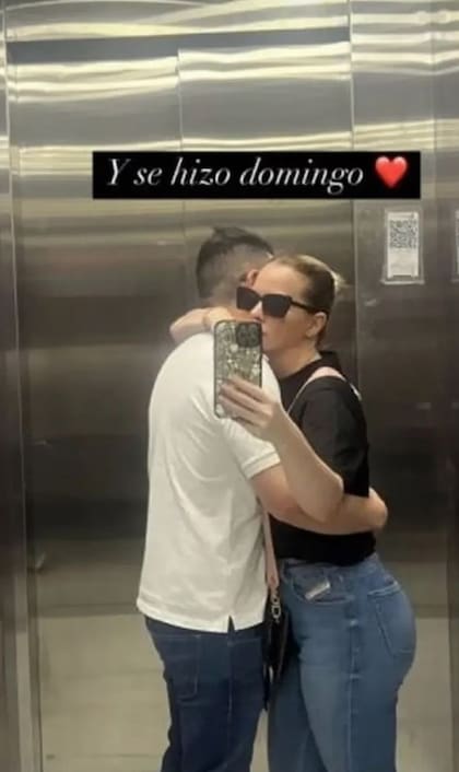 Maglietti junto a su novio Juan Manuel (Foto: Instagram @alemaglietti)