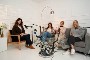 Maia Glantz, Eugenia Castagnino, la Lic. Mariana Kersz y la Dra. Valeria Castellano conversaron sobre la incontinencia de orina en mujeres, su vínculo con la sexualidad y las actividades diarias.