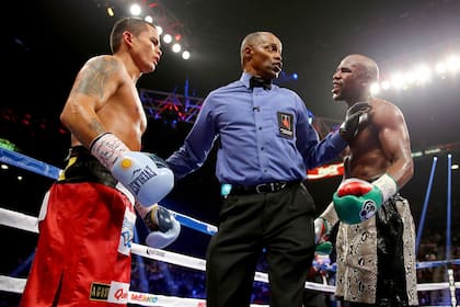 Maidana y Mayweather, frente a frente