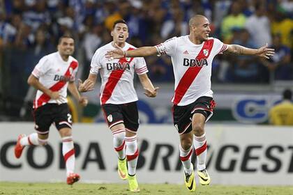 Maidana y su grito en Belo Horizonte, uno de los más recordados por los hinchas de River