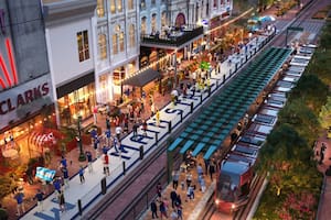 Main Street, en Houston, se transforma en un largo paseo peatonal de cara al Mundial 2026