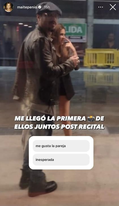 Maite Peñoñori compartió la primera foto de Osvaldo y Ballester juntos
