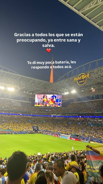 Majo Martino llevó calma a sus seres queridos. Foto/Instagram: @majomartino