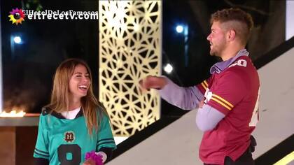 Majo Martino y su excompañero de reality, Locho Loccisano