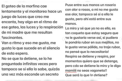 Maju Lozano escribió una sentida carta al momento de la internación de su madre (Foto Instagram @soymaju)