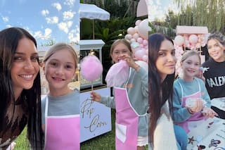 Así fue el cumpleaños Malaika, la hija de Zaira Nara: manualidades, pijama party y mascarillas