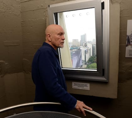 Malcovich, en el mirador del Obelisco