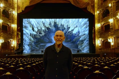 Malcovich, esta mañana en el teatro Colón