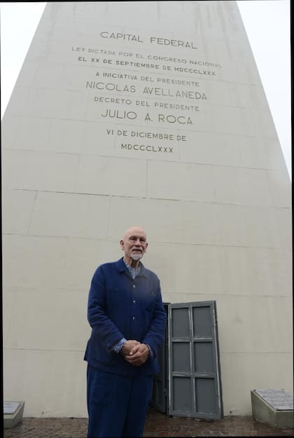 Malcovich visitó este sábado el Obelisco