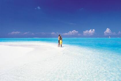 Una playa paradisíaca en las Maldivas