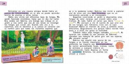 Malén visita el Jardín Botánico y toma nota