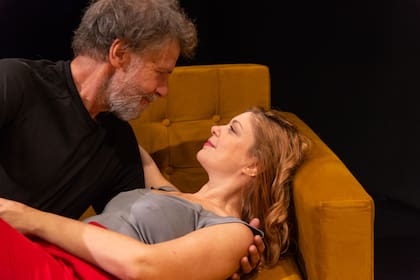 Malena Figó y Claudio Da Passano en El reproche
