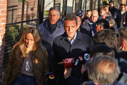 Malena Galmarini y Sergio Massa votaron en Tigre