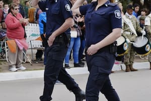 Malena Iglesias es la primera policía trans de la provincia de Buenos Aires. Foto Flavia Frias