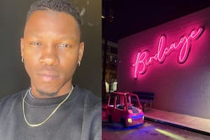 Frente al aumento de la gasolina, un hombre de Georgia adaptó un auto de Barbie y gasta US$3 para llenar el tanque