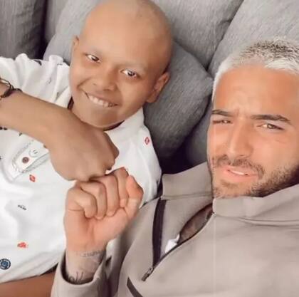 Maluma acompaño al adolescente durante su lucha contra el cáncer