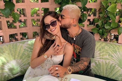 Maluma y su novia, en la última foto que tienen juntos en agosto