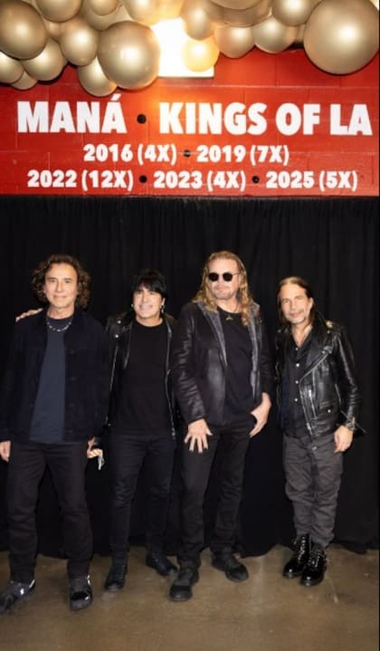 Maná, la banda mexicana celebró su logro en Instagram