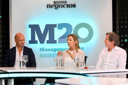 Fernando Storchi (Megatlon), Lucrecia Cornejo (Diderot) y Alec Oxenford (OLX)