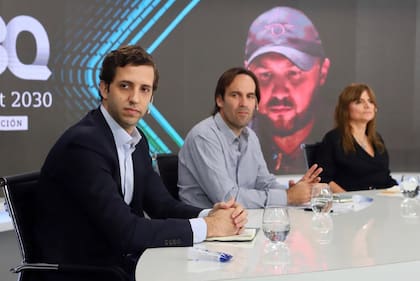 Felipe Fernández Aramburu (Uber), Nicolás Pimentel (Becoming), Laura Barnator (Unilever)